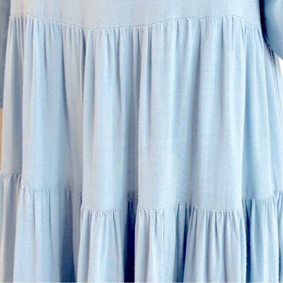 Bohemian Multi-Tiered Maxi Dress - Picture 8 of 11